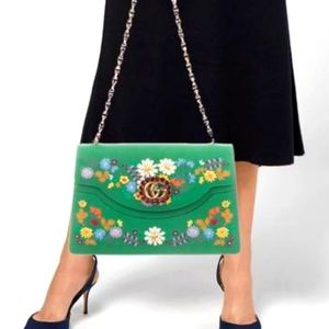 By request Gucci Ricami Embroidered cat bag